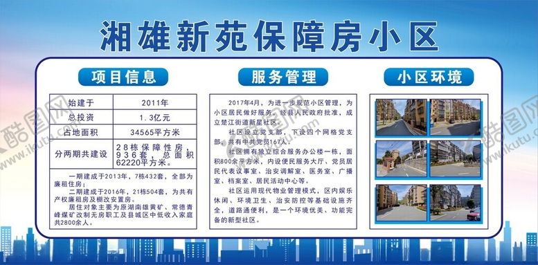 编号：99130702030003034489【酷图网】源文件下载-小区展板
