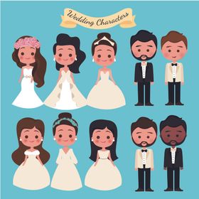 婚礼结婚请柬邀请函庆海报设计手绘花纹清新