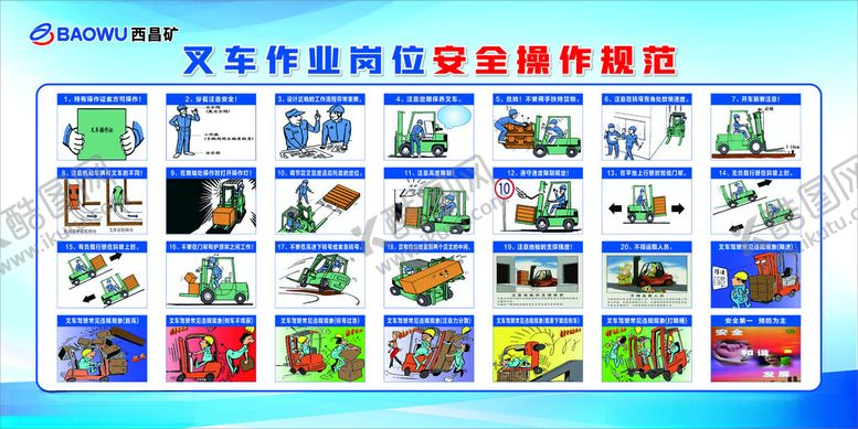 编号：36859005051208487780【酷图网】源文件下载-叉车安全操作