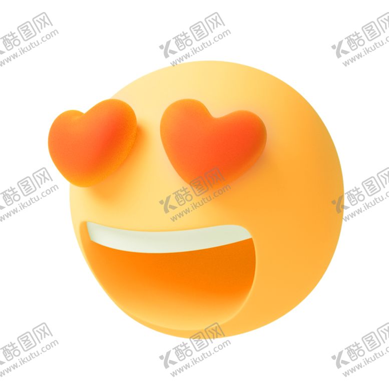 编号：67493101202115091022【酷图网】源文件下载-C4D立体心心眼卡通表情包