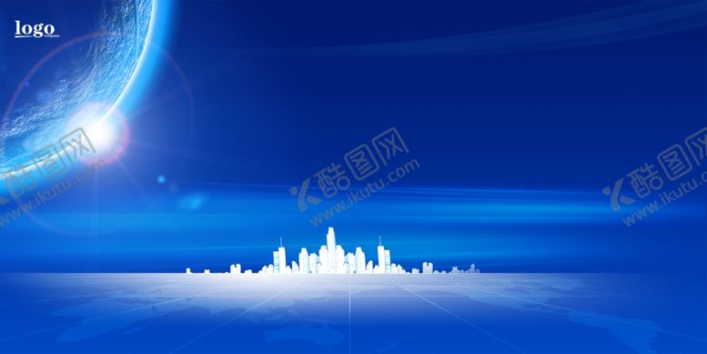 编号：23456605110206499809【酷图网】源文件下载-蓝色背景