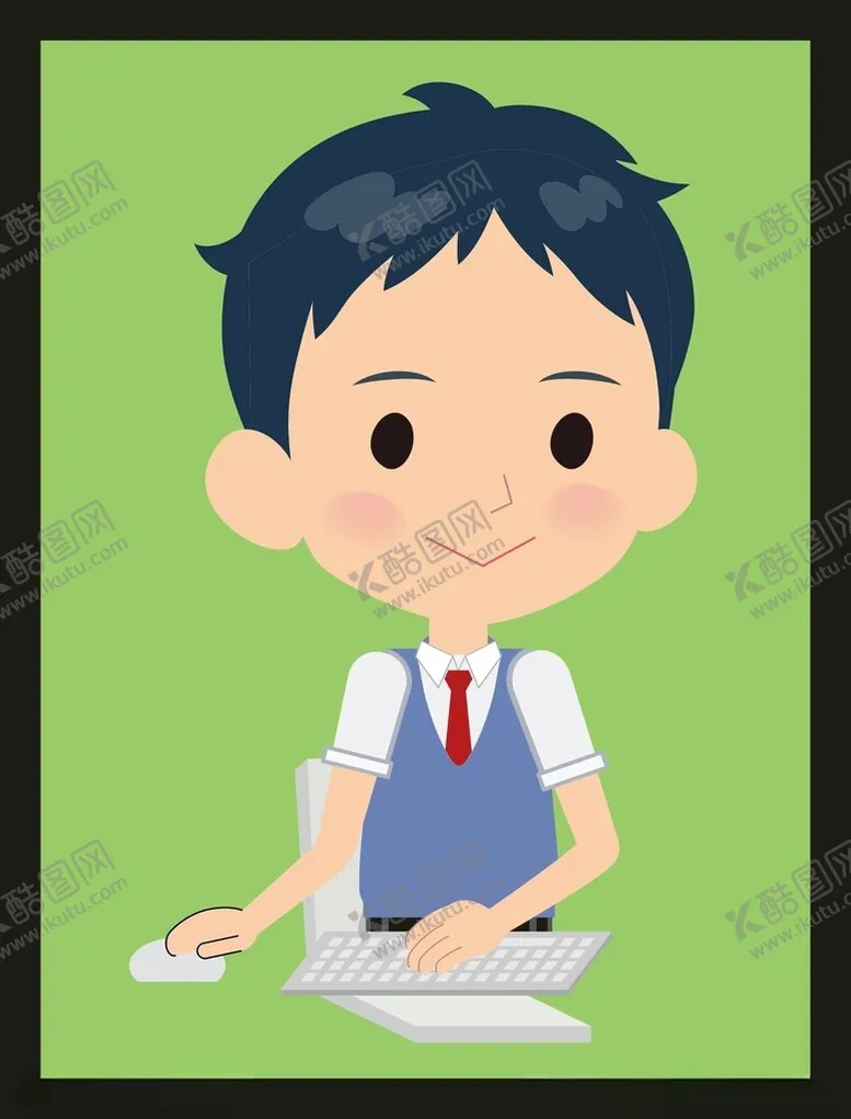 编号：32001701312003508754【酷图网】源文件下载-手绘男人男孩