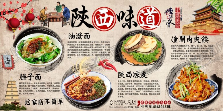 编号：80884306291658035014【酷图网】源文件下载-陕西美味食谱展示