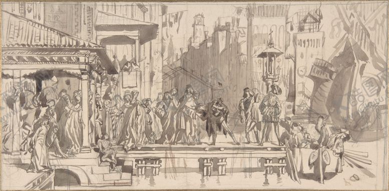 编号：45085509280416415395【酷图网】源文件下载-詹姆斯提索素描速写作品