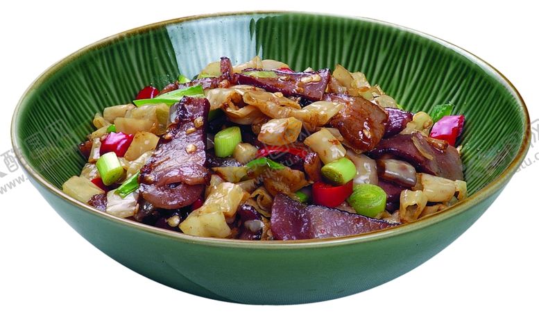 编号：95632812160324523358【酷图网】源文件下载-白椒炒腊肉