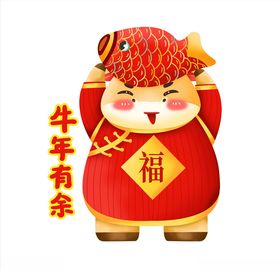 卡通牛