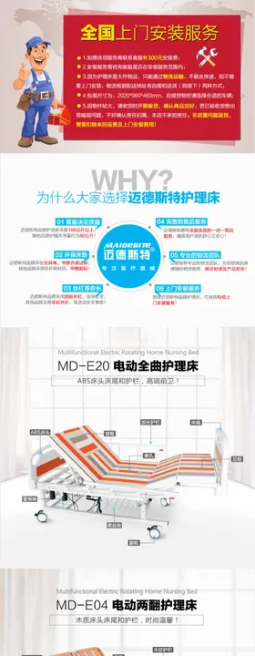 护理床产品详情