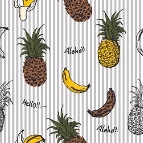 动植物无缝花纹