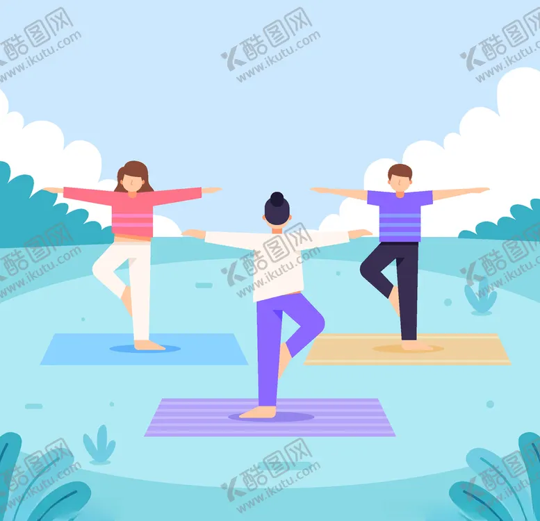 编号：78602704070147089765【酷图网】源文件下载-瑜伽