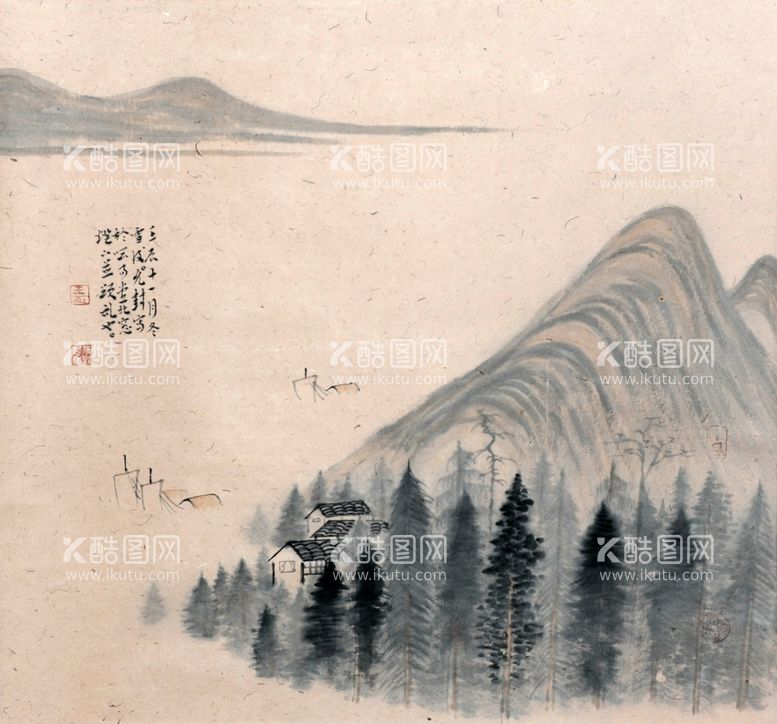 编号：14000612151403362364【酷图网】源文件下载-山水画背景