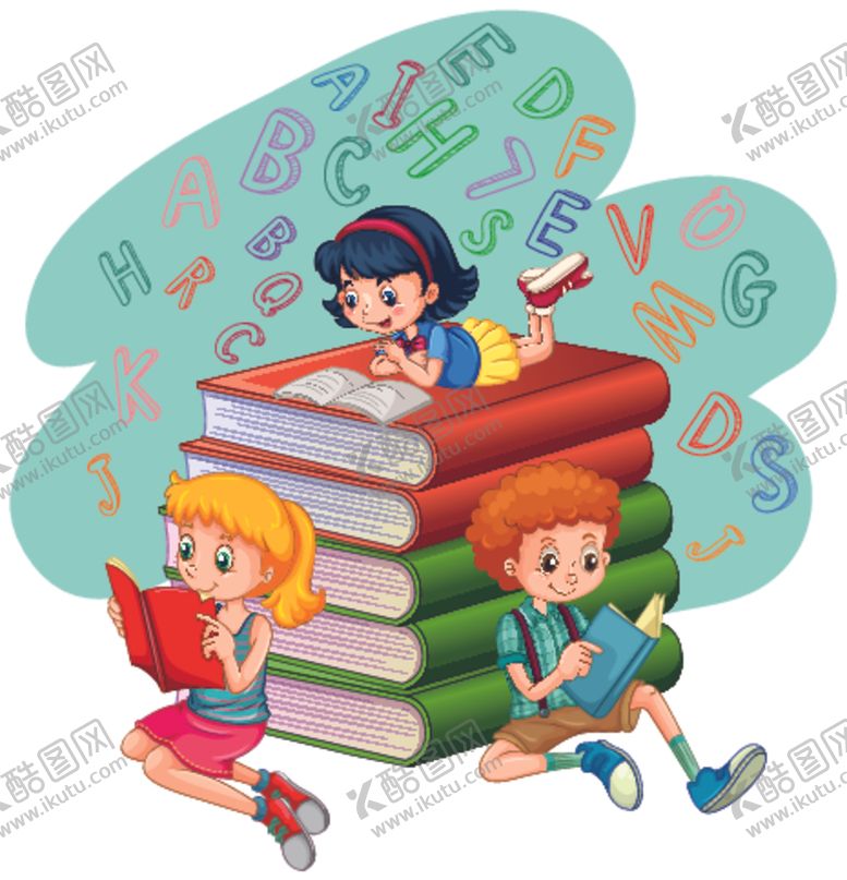 编号：48590010251812341312【酷图网】源文件下载-卡通学生
