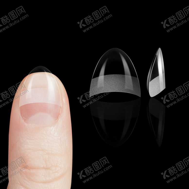 编号：65404902222155126857【酷图网】源文件下载-美甲透明指甲片特殊款