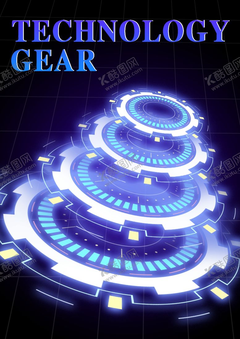 编号：37841403070017331163【酷图网】源文件下载-齿轮效果海报