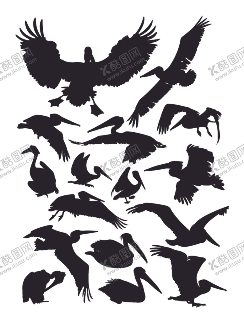 编号：42266510141345322630【酷图网】源文件下载-动物剪影