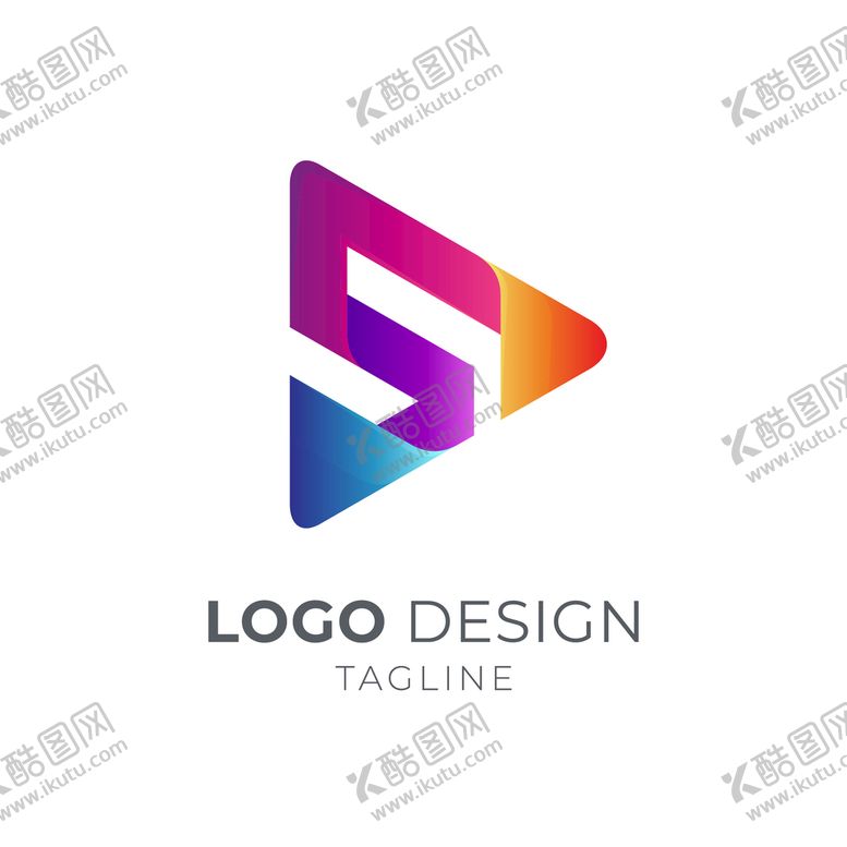 编号：51348709190429375987【酷图网】源文件下载-立体渐变logo