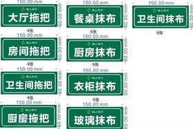 酒店用品科室牌