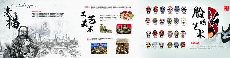 编号：78158310310656296106【酷图网】源文件下载-小学美术知识展板