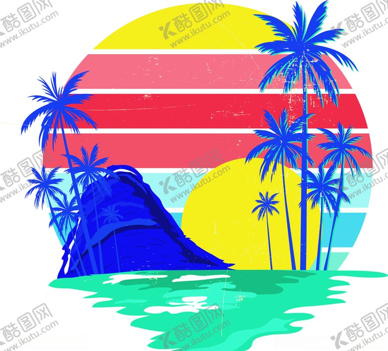 编号：75848110052253326988【酷图网】源文件下载-椰树组合