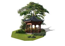 景观设计植物树木组团素材贴图