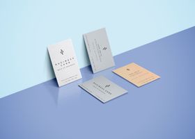 名片样机标志贴图素材