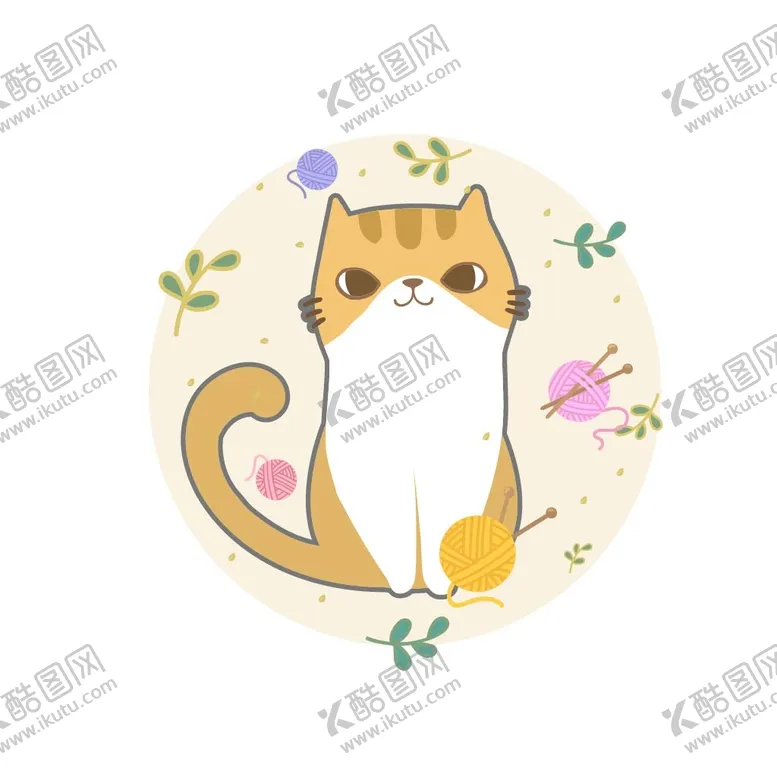 编号：13406709161138268027【酷图网】源文件下载-手绘猫