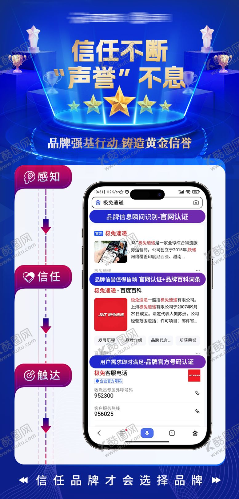 编号：74991911261231164541【酷图网】源文件下载-信任不断“声誉”不息-海报