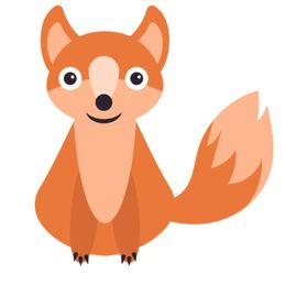 呆萌可爱小动物插画