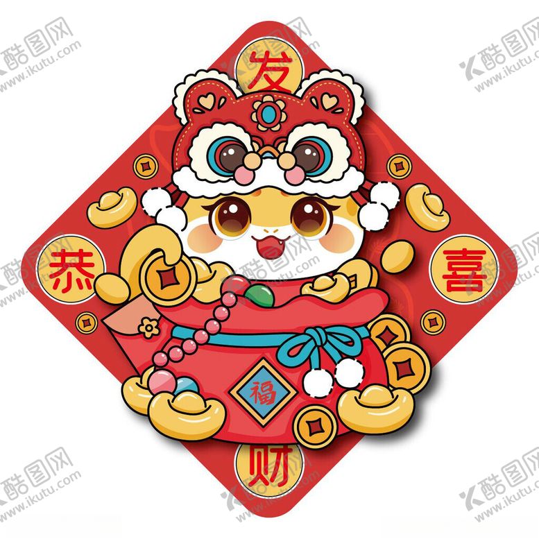 编号：10806801251554409290【酷图网】源文件下载-矢量2025蛇年高端窗花贴门贴