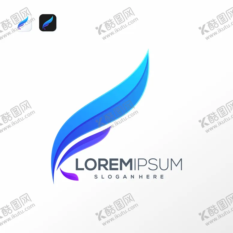 编号：30278509150213012138【酷图网】源文件下载-立体渐变logo企业标志电子科技