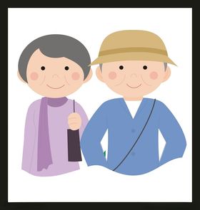 手绘情侣恋人卡通爱男女