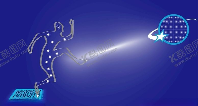 编号：31061509210444537307【酷图网】源文件下载-蓝色科技背景