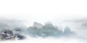 水墨山水素材