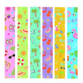 多彩热带风卡通图案胶带
