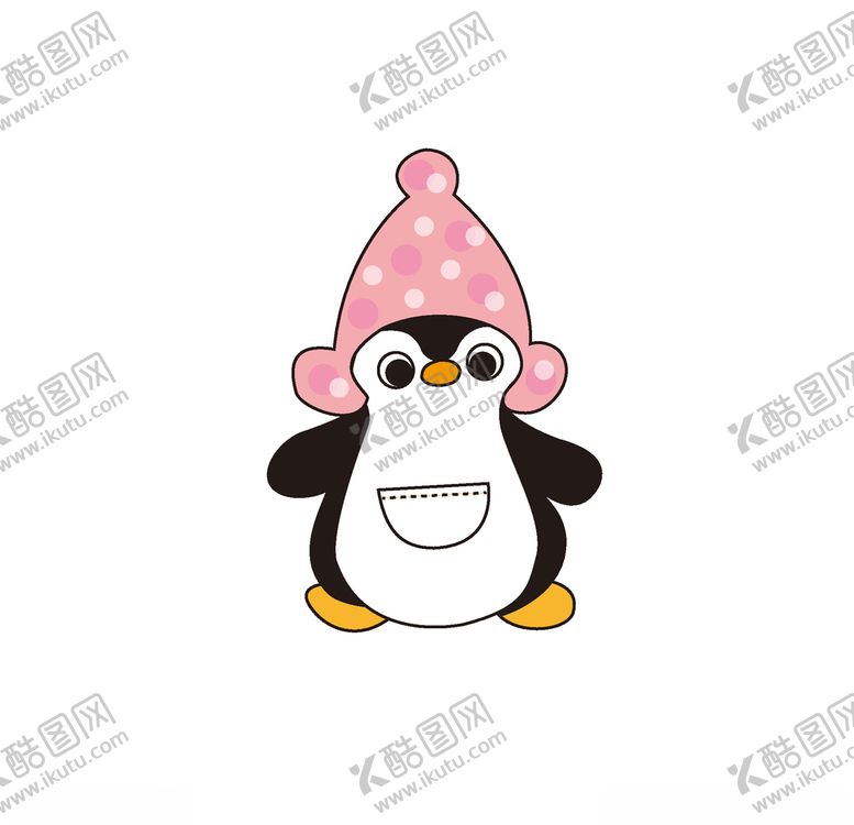 编号：72353405040819005916【酷图网】源文件下载-矢量可爱企鹅