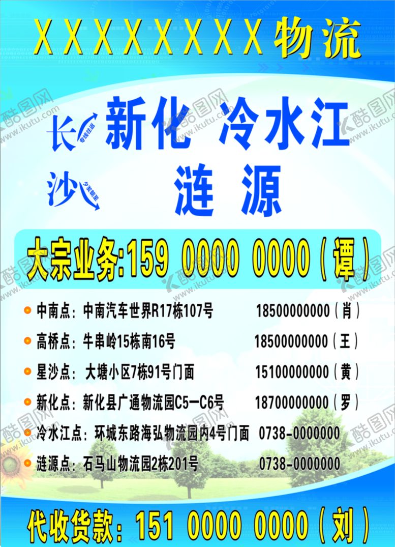 编号：83973111040743013561【酷图网】源文件下载-物流海报物流广告