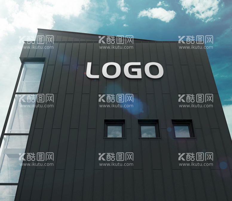 编号：21685810220631259201【酷图网】源文件下载-大楼LOGO样机