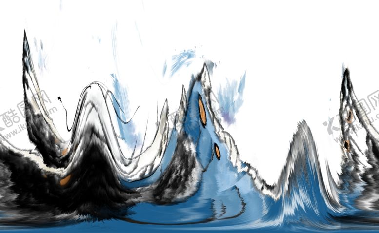 编号：30537010311226294285【酷图网】源文件下载-抽象山水装饰画