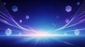 梦幻炫彩科技光效背景图