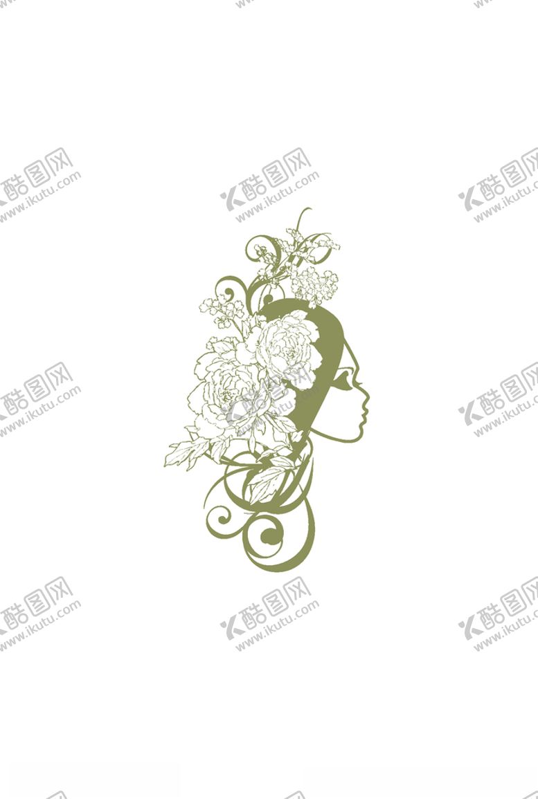 编号：53708809110403487032【酷图网】源文件下载-女装人物印花