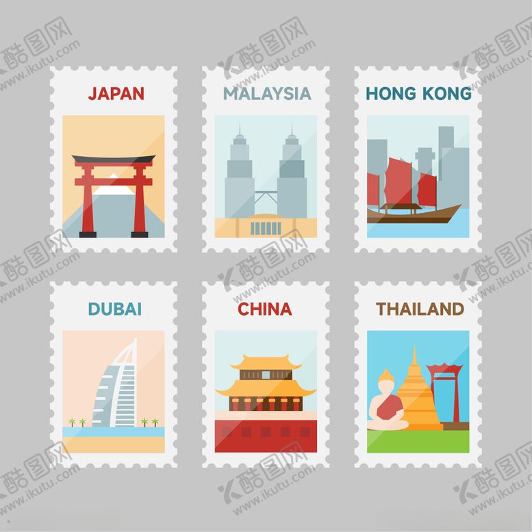 编号：76645604242322583521【酷图网】源文件下载-邮票