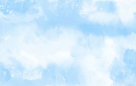 蓝色彩绘背景