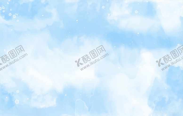 编号：24618306282230118040【酷图网】源文件下载-蓝色彩绘背景
