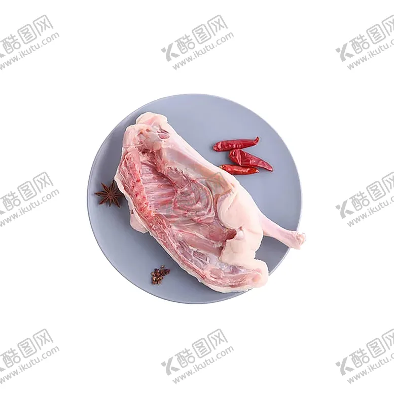 编号：58155310201152455248【酷图网】源文件下载-新鲜的半边鸭生鲜