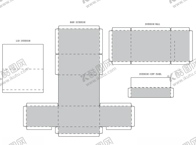 编号：25930906182053487814【酷图网】源文件下载-异型包装展开平面