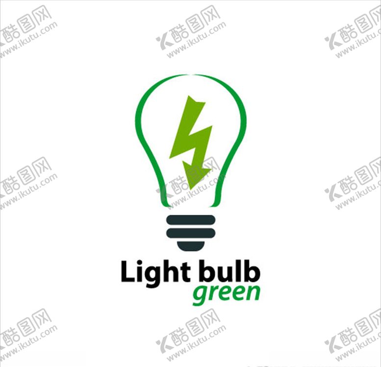 编号：79392911010354598416【酷图网】源文件下载-绿色灯泡图标