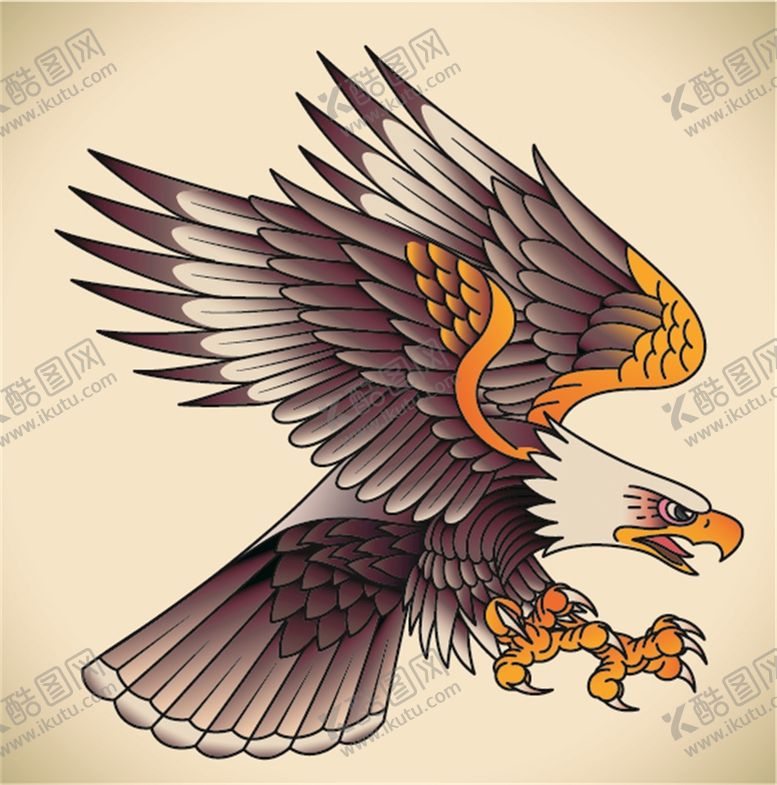 编号：82507109240447422756【酷图网】源文件下载-卡通老鹰