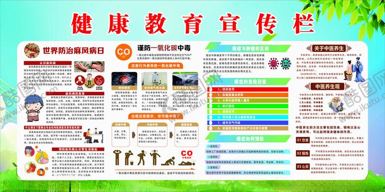 编号：81760804091303485283【酷图网】源文件下载-健康教育宣传栏