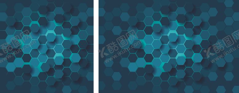 编号：35151606270148375707【酷图网】源文件下载-6边型渐变高亮背景素材