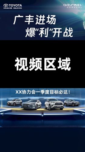 广汽丰田协力会视频模板