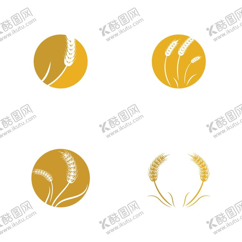 编号：95613709210041180398【酷图网】源文件下载-麦穗图标